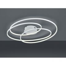 Trio - Gale Deckenleuchte Concentric Circles Matt White Led 50w Dimmable L80 cm Lighting