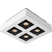 Lucide XIRAX - Deckenstrahler - LED Dim to warm - GU10 - 4x5W 2200K/3000K - Weiß
