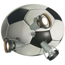 Led Deckenstrahler fussball 3flammig, Spots schwenkbar, Fussball-Strahler