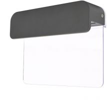 Led decorativo - 12W - 850lm - Blanco caliente 3000K - IP65 - Graphite - 200x157mm
