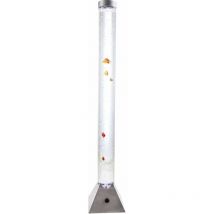 Rgb led Steh Lampe Deko Fische Sprudel Wasser Ess Zimmer Stand Säule Farbwechsel nino 40090102