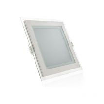 Greenice - Spot led encastrable carré 15 w, 1 500 lm, 4 200 °k, verre, 40 000 h [GR-MB02-15W-W]