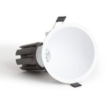 Ledkia - led Downlight Einbaustrahler 9-12W Konisch Neigung 20o Areni Schnitt ø 100 mm 2700K Weiß Warmweiß 12 w