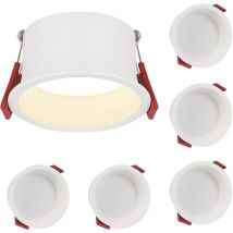 Wddnaot - led Downlights Moisture Proof led Downlights 5 Pack - 5W Recessed Spotlights 4000K led Downlights Neutral White Lights Bathroom Lighting