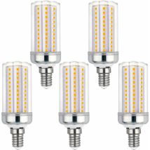 Csparkv - led E14 16W (Blanc Froid 6000K) 2000 lumens, Equivalent à E14 150W 120W, 360 degrés, ac 220V, non dimmable, Ampoule Mais led E14 Froid pour