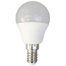 Led E14 spherique - 9W blanc brillant
