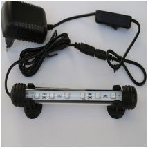 Led Éclairage Aquarium Lampe, led Aquarium Light, Amphibious Led Fish Tank Lighting Lumière de plongée,Economie D'energie Lampe, No noise (Blanc