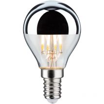 Paulmann 28667 ampoule led à filament avec miroir de tête argenté chaud 2700 k E14 4,8 w