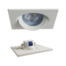 Viereckiger LED-Einbaustrahler 7W 4000K 40° Weiß D307QNW - Duralamp