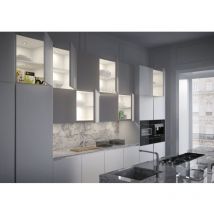 Led Einbauleuchte Quadrum Plus d-motion, Edelstahl Effekt