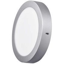 Led Einbauleuchte Rund Ip20 In Silber Neutralweiß 18 W 224 × 40 Mm