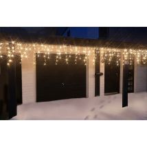 Led Eisregen-lichterkette 960 Warmweisse Leds 24,0m Außen + Innen