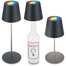 Tischlampe - 2,5w, 200lm, Kabellos, Led, Dimmbar, Rgbw, Anthrazit