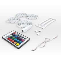 B.k.licht - Led Streifen 2 M - Dimmbar, Für Tv, Fernbedienung, Farbwechsel, Rgb