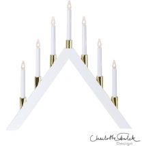 Led Lichterbogen ,Halla', 7-flammig, Holz, weiß - Star Trading