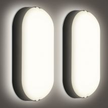 VINGO LED Feuchtraumleuchte 15W Schutzklasse IP54 Badlampe Lamp 2 Stück