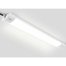 1 Stück Led Feuchtraumleuchte Deckenleuchte 60cm 18w Für Garage Kelle Werkstatt Feuchtraum Warenhaus, Tonffi Led Wannenleuchte Feuchtraumlampe Röhre, 
