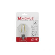 Led filament sphérique Maximus 2W E14 250LM 2700K chaud