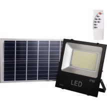 LED-Flutlicht 200 w, 20.000 lm, 6.000 °k, Solarsensor 200 w + Fernbedienungspanel 6 V/30 w, 40.000 Std. [HO-626006-CW]