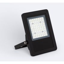 Led- Fluter 50W Dimmbar 0-10V 170 lm/W IP65 elegance Slim pro Schwarz 3000K 120o Warmweiß