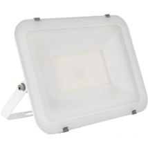 Efectoled - led- Fluter 100W 120lm/W IP65 Slim Glas Weiss 3000K Warmweiß