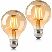 E27 Edison Retro Led-glühbirne 6wg80, Dekorative Warmweiße Glühbirne Für Wohnbeleuchtung Und Café-dekoration