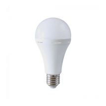 V-TAC VT-51012 LED-Lampe E27 12W A80 Verdunkelung mit Batterie 4,5 Stunden Licht 4000K Notlampe verwendbar als Taschenlampe SKU 7794