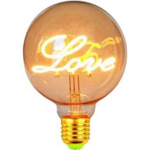 Led-glühbirne G95 4w Dimmbar 2000kelvin 220-240v Edison-dekorationsglühbirne E27