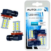 Led H11 18 Smd 5050 Blanc Autoled