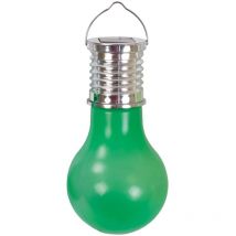 Led Kunststoff Glühbirne Garten-Dekoleuchte Solarlampe Partyleuchte Hängelampe - grün