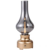 LED Lampe a poser (Avec variateur d'intensité tactile) à intensité variable 'Maxentius' en verre pour salon & salle à manger