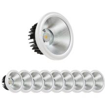 LED-Lampe AR111 20W cob Round (10er Pack) - Weiß Froid 6000k - 8000k