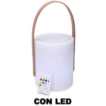 LED-Lampe aus wiederaufladbarem mehrfarbigem Kunststoff mit Musik cm20 h