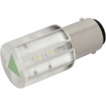 18560351 LED-Signalleuchte Grün BA15d 24 v/dc, 24 v/ac 1050 mcd - CML