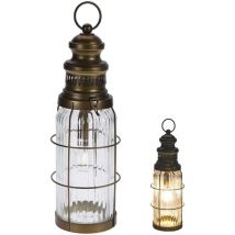 LED-Laterne im Vintage-Stil, 29 cm
