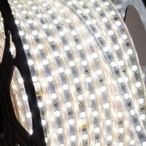 Streifen Mit 60 Leds/m 500 W 42.000 Lm 4200 ok Smd5050 220 Vac Ip65 X50 M 40.000 H [ho-220-60-50m-w]