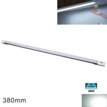Led-Leiste Für Küchenschränke, Kaltes Licht, Handbewegungssensor, Wiederaufladbar, 38 Cm