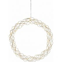 Led Dekokranz ,Curly', gold, ø 45cm - Star Trading