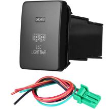 Insma - LED-Lichtleiste mit Druckschalter für Mitsubishi Mirage Outlander zk Pajero qe Triton