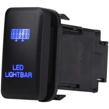 LED-Lichtleisten-Wippschalter, EIN-AUS-LED-Licht, 12 v, blaue led, automatisches Ein- und Ausschalten, Wippschalter für Hilux Landcruiser vigo