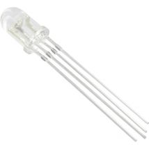 TRU COMPONENTS 1577513 LED bedrahtet Rot, Grün, Blau Rund 5 mm 1900 mcd, 2350 mcd, 1850 mcd 45 ° 20