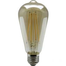 15002 led (monocolore) E27 Forma cilindrica 4 w = 35 w Bianco caldo (ø x l) 64 mm x 144 mm non dimmerabile 1 - Heitronic