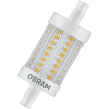 Led line R7S / Tubi led: R7s, 8 w, 75W equivalenti, chiara, bianco caldo, 2700 k - Osram