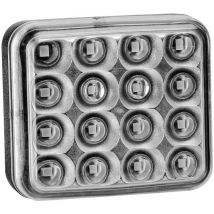 Nebelschlussleuchte Nebelschlussleuchte hinten 12 v, 24 v, 36 v Rot Klarglas - Fristom