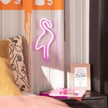 Ledkia - Neon led Flamingo mit Batterie Rosa