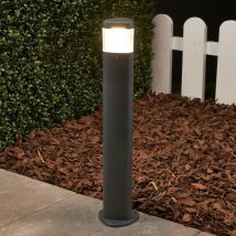 Lucande - Outdoor lights Milou (modern) in Black made of Aluminium (1 light source,) from Anthracite, clear