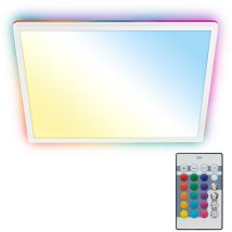 B.k.licht - Led Panel 42x42 Cm - 22w, 3000lm, Dimmbar, Fernbedienung, Cct, Rgb, Weiß