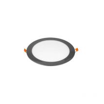 VT-1807CH 18W led smd downlight-Panel rund chrom kaltweiß 6400K + Driver - sku 6348 - V-tac