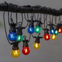 Lichterkette Circus Small Filament, Bunt, led, Außenbereich, 8,55 Meter - Star Trading