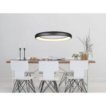 Led Pendelleuchte cardona groß Schwarz, dimmbar & 3 Lichtfarben, ø 75cm